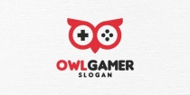 Owl Gamer Logo Template Screenshot 1