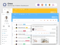 Oreo - Bootstrap 4 Admin Dashboard Screenshot 2