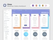Oreo - Bootstrap 4 Admin Dashboard Screenshot 3