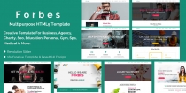 Forbes - Multipurpose HTML5 Template Screenshot 1
