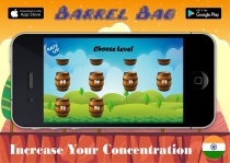 Barrel Bag Game - iOS Source Code Screenshot 1