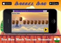 Barrel Bag Game - iOS Source Code Screenshot 2