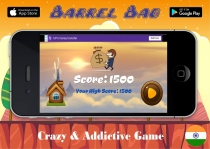 Barrel Bag Game - iOS Source Code Screenshot 3