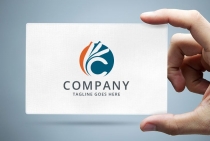 Letter C Fingers Logo Screenshot 1
