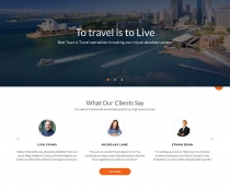 Travel – Agent And Tour Booking HTML5 Template Screenshot 1