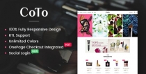 Coto - The Cosmetic eCommerce OpenCart Theme Screenshot 1