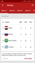 World Cup Russia 2018 Android Source Code Screenshot 4