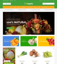 Organic - Food And Restaurant Website Template Screenshot 3