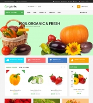 Organic - Food And Restaurant Website Template Screenshot 4