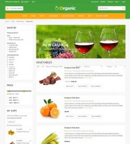 Organic - Food And Restaurant Website Template Screenshot 5