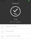 KBRichTableIOS - iOS Table View Screenshot 1