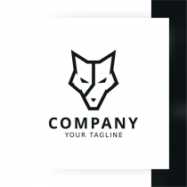 Time Wolf Logo Template Screenshot 1