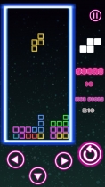 Classic Neon Tetris Complete Unity Project Screenshot 2