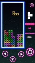 Classic Neon Tetris Complete Unity Project Screenshot 3