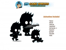 Shadow kid 2D Game Character Sprites Screenshot 1