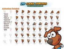 Dogie 2D Game Character Sprites Screenshot 2