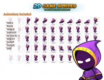 Mage Game Character Sprites Screenshot 2