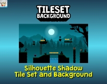 Silhouette Shadow Tileset and Background Screenshot 1