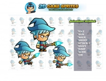 Mage 2D Game Character Sprites Screenshot 1