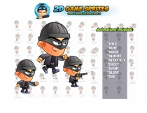 Bad Guy 2D Game Character Sprites Screenshot 1
