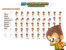 Monkey's 2D Game Character Sprites Screenshot 2