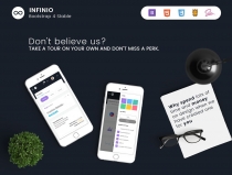 InfiniO - Bootstrap 4 Admin Dashboard Template  Screenshot 3