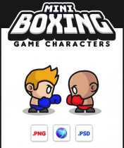 Mini Boxing - Game Characters Screenshot 1