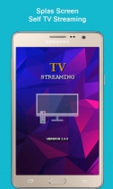 Live TV Streaming Android Source Code Screenshot 1