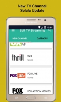 Live TV Streaming Android Source Code Screenshot 2