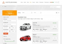 Car Rental Module for uHotelBooking script Screenshot 1