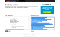 Code Minifier Script Screenshot 2