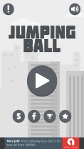 Jumping Ball - Buildbox Game Template Screenshot 1