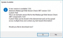 Mediacrypt WebVersionCheck .NET Screenshot 6