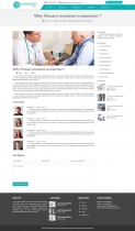 Dil Hospital Website Templates Screenshot 2
