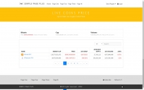Live Coins Price Market Cap - SPPCMS Plugin Screenshot 1