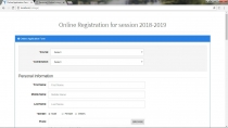 Online Student Admission System PHP Screenshot 7