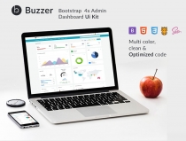 Buzzer Ultimate Bootstrap 4 Admin and Ui Kit Screenshot 1