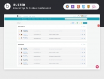Buzzer Ultimate Bootstrap 4 Admin and Ui Kit Screenshot 4