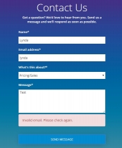 AJAX Contact Form PHP Screenshot 3
