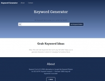 Keyword Generator With Admin PHP Script Screenshot 6