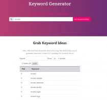 Keyword Generator With Admin PHP Script Screenshot 12