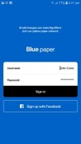 Blue Paper - Android Studio UI Kit Screenshot 2