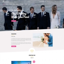 Forever - Wedding Planner WordPress Theme Screenshot 1