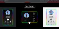 Modern Profile Cards HTML CSS Screenshot 8