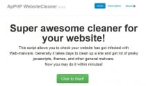 ApPHP Website Cleaner Screenshot 2