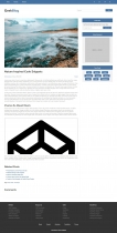 GeekBlog - HTML5 Web Development Design Blog Theme Screenshot 2