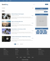 GeekBlog - HTML5 Web Development Design Blog Theme Screenshot 5