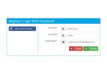 PHP Login Register With Facebook Screenshot 4
