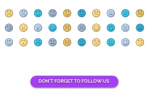 140 Emoticon or Emoji Fill Icons Pack  Screenshot 3