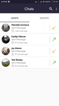 Chat Application - Android Source Code Screenshot 2